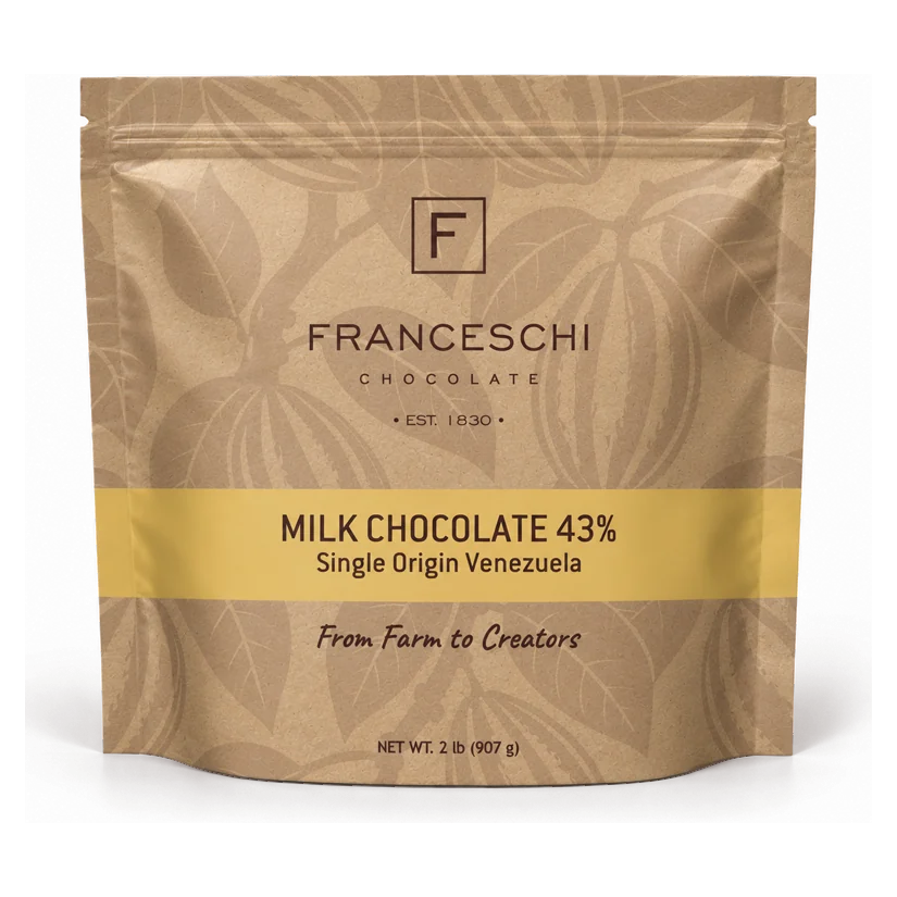 Franceschi Milk Chocolate 43%, 2 lb bag