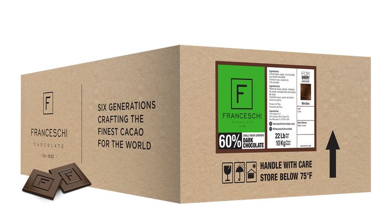 Franceschi Dark Chocolate Single Origin Carnero 60% Mini Bars