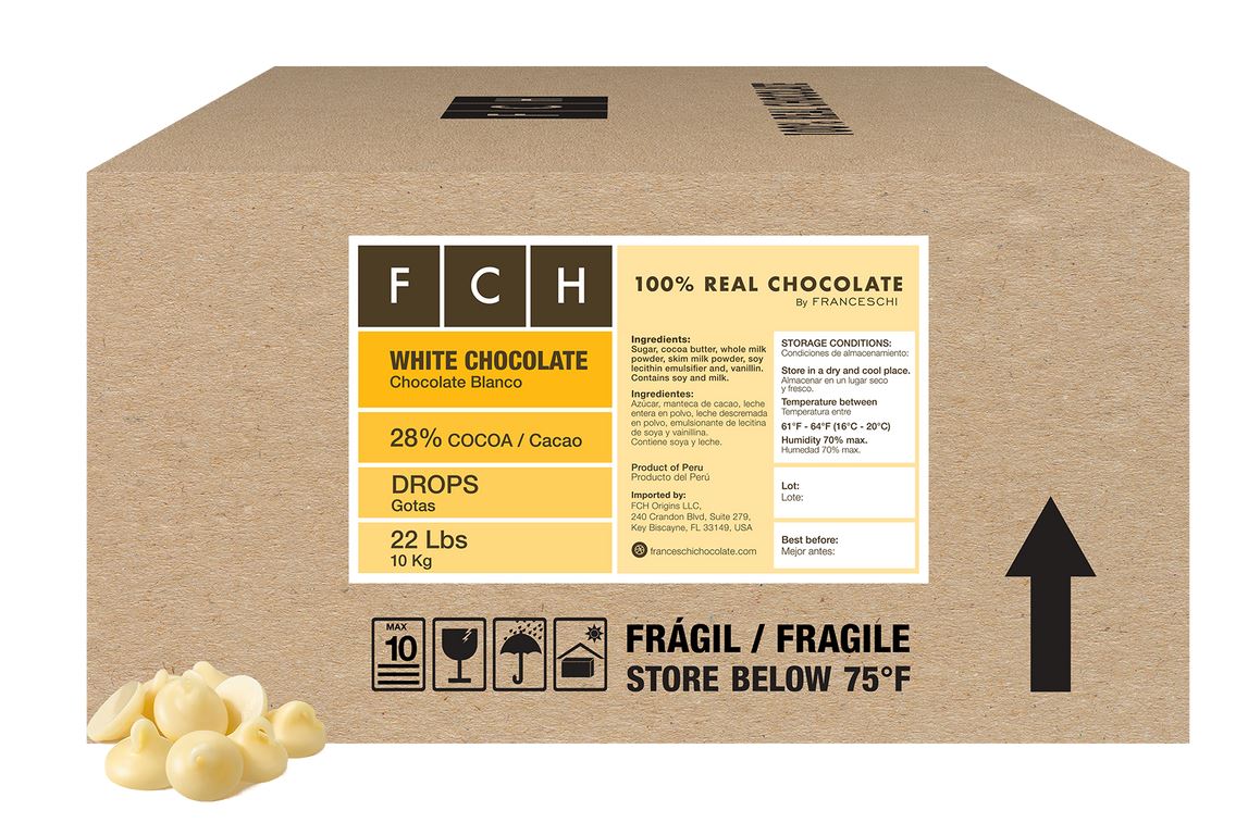 FCH White Chocolate 28% Drops
