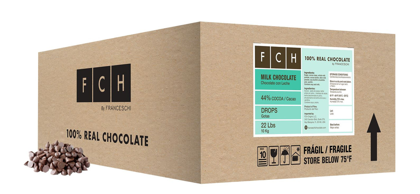 FCH Milk Chocolate 44% Drops