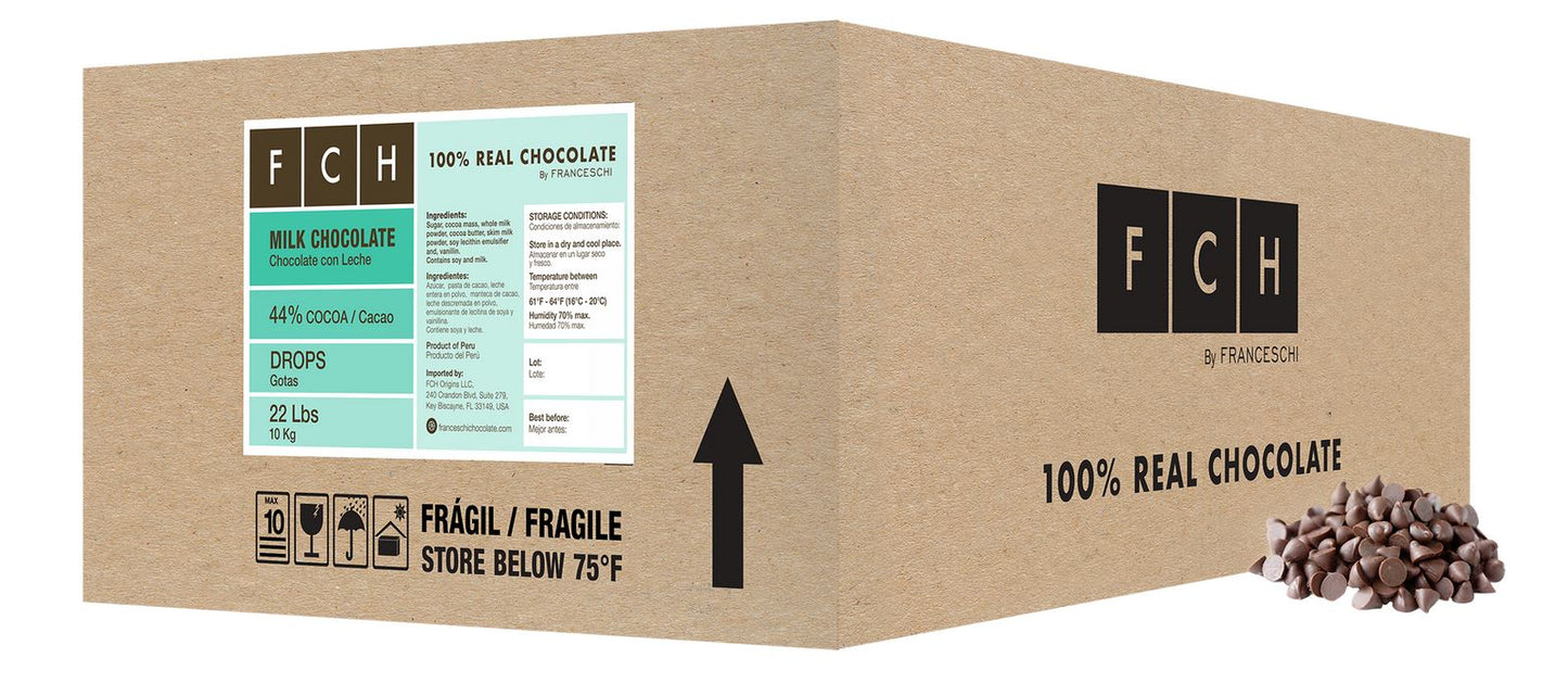 FCH Milk Chocolate 44% Drops