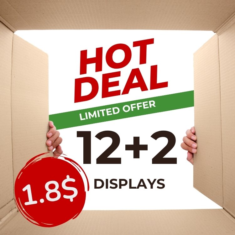 Bulk Hero Pack β 144 Bars + 2 Free Displays (Final Run)