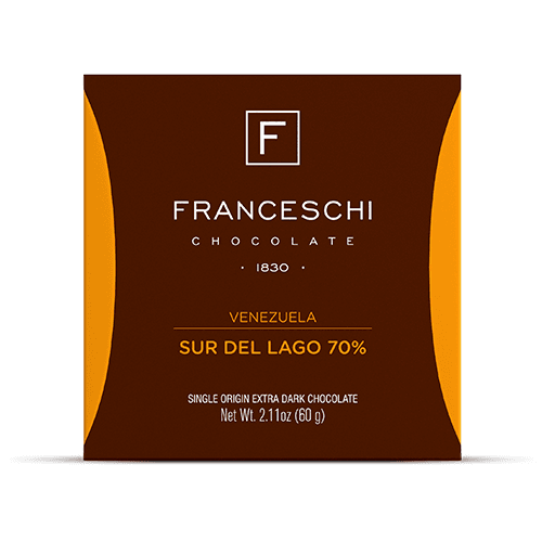 Sur del Lago 70% - Display (12 bars) - Franceschi Chocolate Store