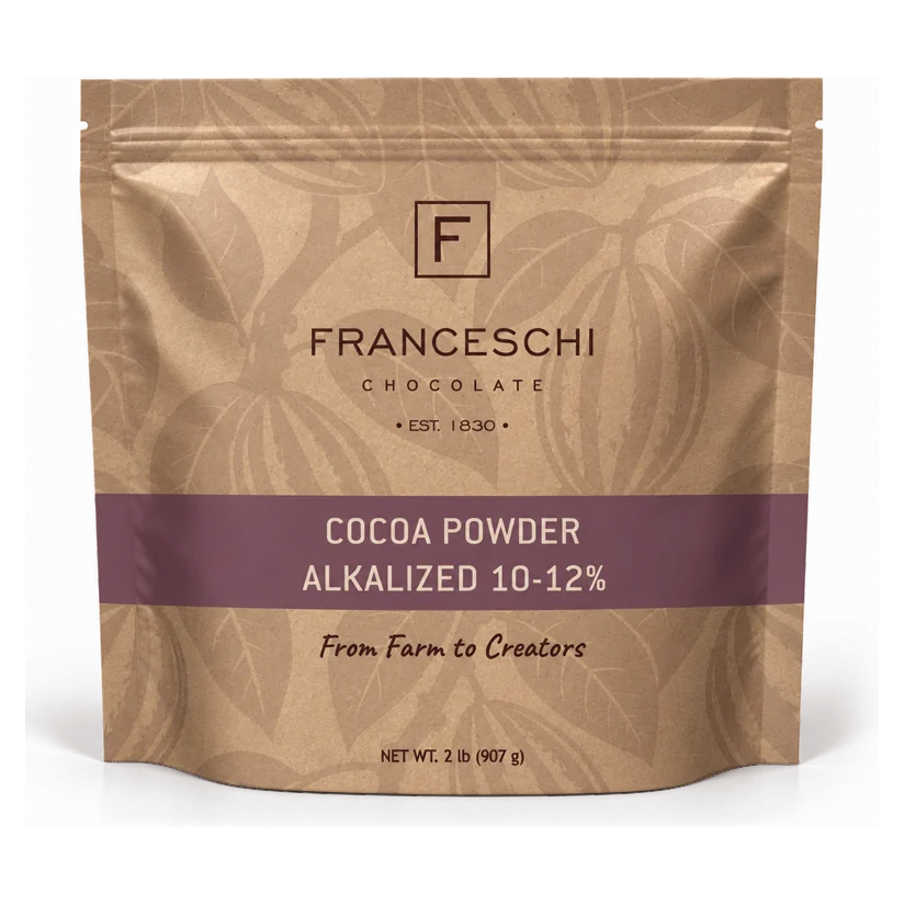 Franceschi Cocoa Powder Alkalized 10–12%, 2 lb bag