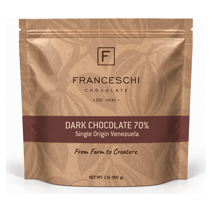 Franceschi Dark Chocolate 70%, 2 lb bag