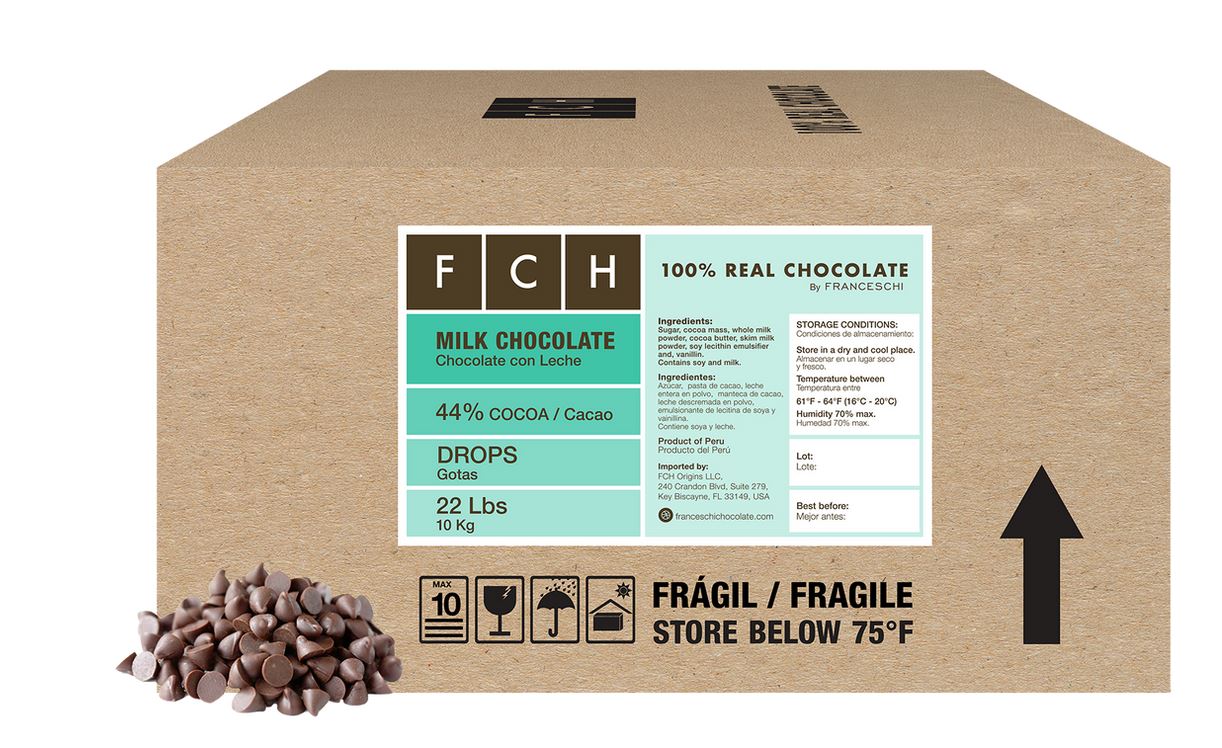 FCH Milk Chocolate 44% Drops