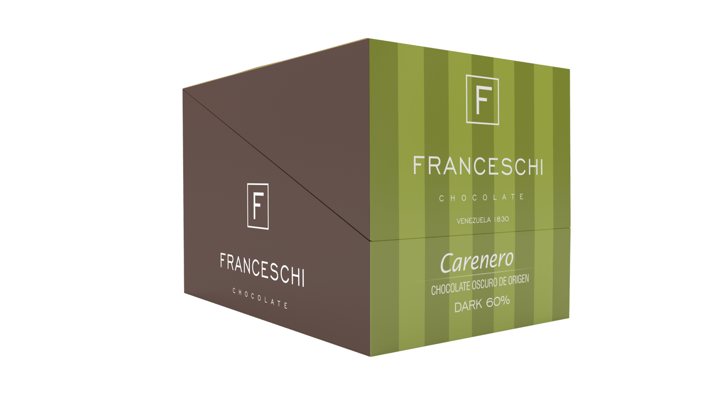 Carenero 60% - Display (12 bars) - Franceschi Chocolate