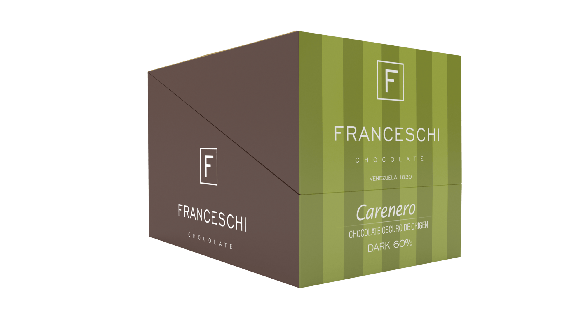 Carenero 60% - Display (12 bars) - Franceschi Chocolate