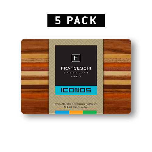 Quíbor Wooden Box - Dark Collection Assorment - 5 pack - Franceschi Chocolate Store