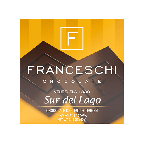 Sur de Lago 60% - Display (12 bars) - Franceschi Chocolate